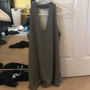 Light army green fancy dress!